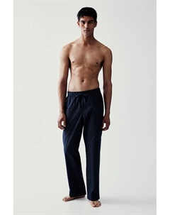 Брюки из поплина свободного кроя, синий H&m