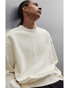 Толстовка с вышивкой, бежевый H&m