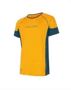 Мужская футболка для альпинизма, оранжевый/темно-синий Trangoworld