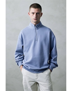 Толстовка thermolite на молнии свободного кроя, голубой H&m