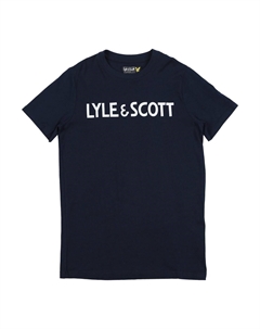 Футболка, синий Lyle & scott
