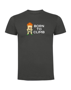 Футболка Born To Climb, серый Kruskis