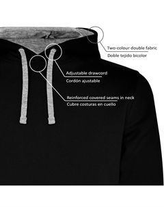 Худи Peloton Two-Colour, черный Kruskis