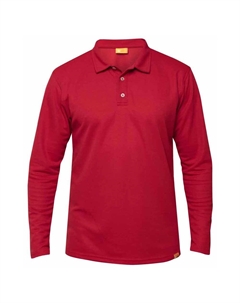 Рубашка поло с длинным рукавом UV 50+, красный Iq-uv
