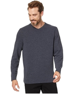 Свитер Pullover V-Neck, темно-синий Johnston & murphy