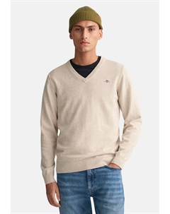 Джемпер V-NECK, бежевый Gant