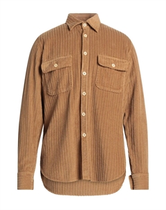 Рубашка, коричневый Tintoria mattei 954