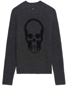Свитер Jordan We Skull, серый Zadig&voltaire