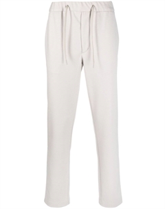 Прямые брюки с кулиской, нейтральный цвет Herno