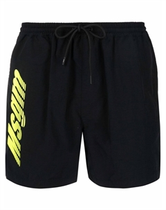 Плавки-шорты с логотипом, черный Msgm