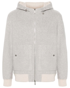 Фетровый бомбер, серый Eleventy