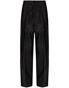 Укороченные брюки прямого кроя, черный Toga