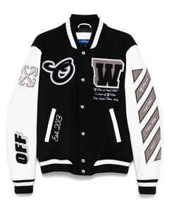 Бомбер Lea, черный Off-white