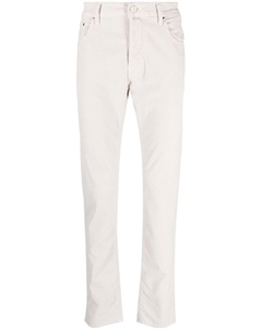 Брюки прямого кроя со средней посадкой Jacob Cohën, белый Jacob cohen