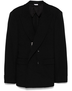 Двубортный пиджак, черный Comme des garçons homme plus