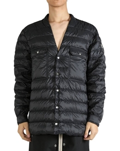 Утепленная рубашка + Rick Owens, черный Moncler