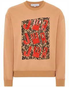 Толстовка с принтом, нейтральный цвет Jw anderson