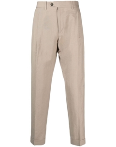 Зауженные брюки чинос Robert, нейтральный цвет Dell'oglio