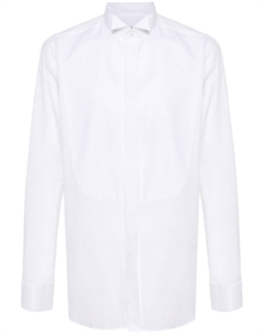 Рубашка из ткани шамбре, белый Canali