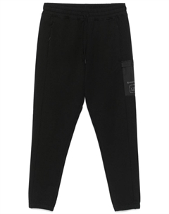 Спортивные штаны из эластичного джерси и флиса, черный C.p. company