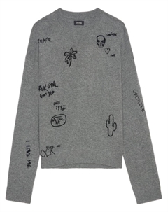 Свитер Марко, серый Zadig&voltaire