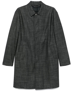 Меланжевое пальто, серый Canali