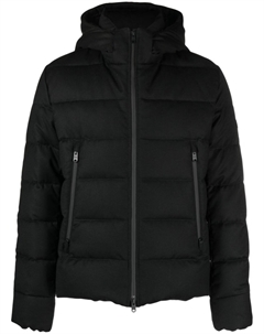 Шерстяной пуховик с капюшоном, черный Tatras