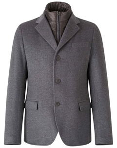 Кашемировый блейзер, серый Herno