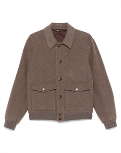 Шерстяной пиджак, коричневый Canali