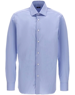 Поплиновая рубашка, синий Barba