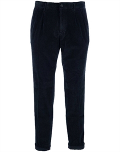 Брюки в рубчик, синий Incotex