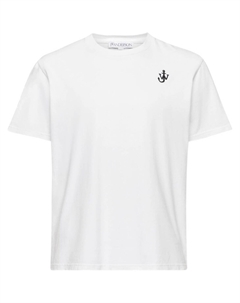 Футболка с вышитым якорем, белый Jw anderson