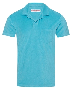 Махровая рубашка-поло, синий Orlebar brown