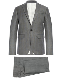 Однобортный костюм, серый Dsquared2