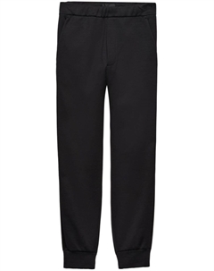 Спортивные брюки с отделкой duchesse, черный Prada