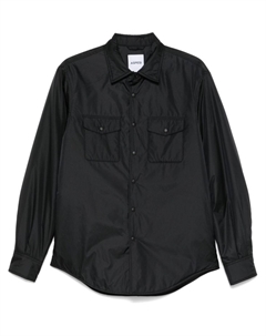 Рубашка-куртка с застежкой-кнопкой, черный Aspesi