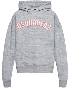 Толстовка с вышитым логотипом, серый Dsquared2