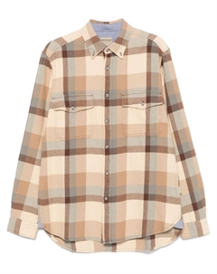 Клетчатая рубашка, нейтральный цвет Woolrich