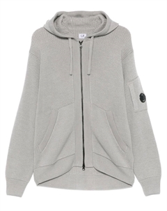 Худи на молнии, серый C.p. company