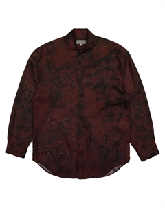 Рубашка с графическим принтом, красный Yohji yamamoto