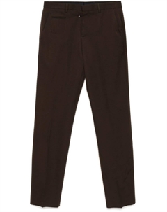Прямые брюки из шелка, коричневый Paul smith