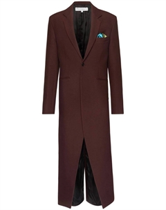 Длинное пальто с декоративным платком, красный Jw anderson