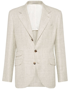 Блейзер Cavallo, нейтральный цвет Brunello cucinelli