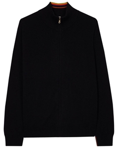 Кашемировый кардиган на молнии, черный Paul smith