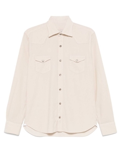 Вельветовая рубашка, нейтральный цвет Barba