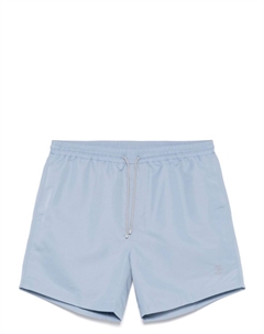 Шорты для плавания с вышитым логотипом, синий Brunello cucinelli