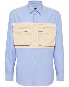 Рубашка с карманами карго, синий Dsquared2