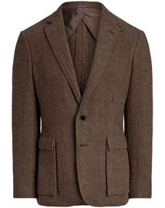 Пиджак в клетку, коричневый Ralph lauren purple label