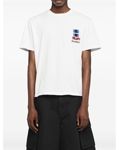 Футболка с вышитым окном, белый Jw anderson