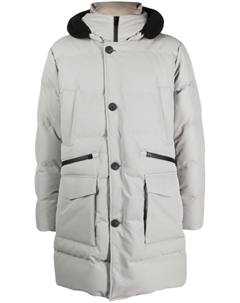 Пуховик с капюшоном, нейтральный цвет Woolrich